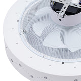 Ceiling Fan Light  Chandelier with Remote Control for Bedroom Living Room