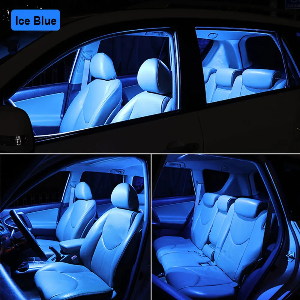 Interior LED Light Bulbs Kit for Mitsubishi Outlander I II III 2001-2021