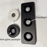 Fashionable ultra-thin 3.5CM surface mounted anti glare full spectrum COB tube lamp, home living room hallway, no opening