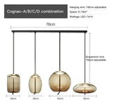 Modern Hemp Rope Glass Pendant Light Luminaire Rope Hanging Lamp Designer Cafe Bar Fixtures Drop Ship Knot Home Decor Chandelier