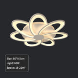 Creative Modern LED Chandelier Creative Living Room Bedroom Dining Room Kitchen Bedroom Ceiling Light White Design Indoor Lamp