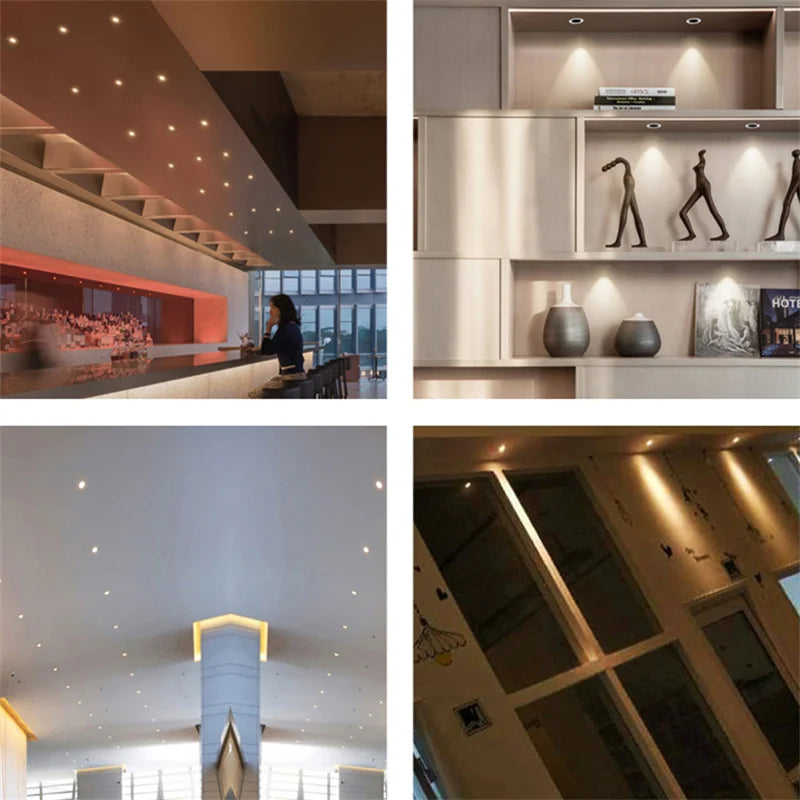 Mini Recessed Home Anti Glare Room Hotel Downlight Ceiling LED Spot Lamp Dimmable 110V 220V Down Light 3w 5w 8w 15w CRI92