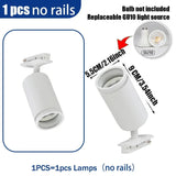 GU10 Track Light LED Interior Decoration Smart home Hallway Shop Rail Ceiling Lamp Fixture Replaceable Bulbs Led Spotlights Set