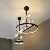 Modern Art Glass Chandelier Creative Personalized Lighting for Restaurant Bedroom Bar Nordic Home Decor Light Fixture