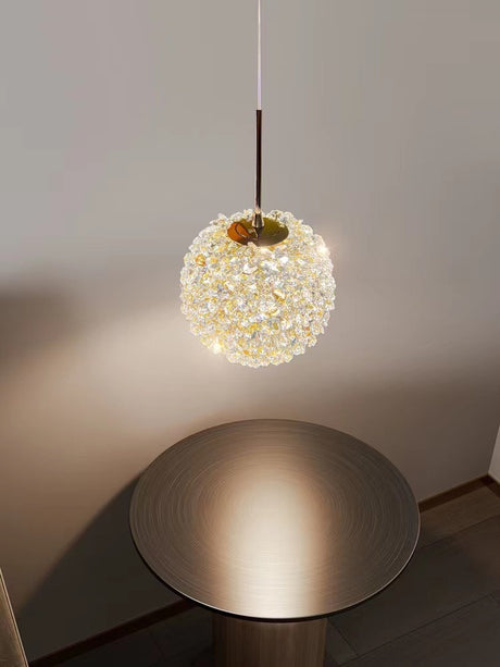 2023 Modern Luxury Creative Led Pendant Lights Crystal Ball Chandelier for Bedroom Bedside Bar Dining Room Kitchen Island Lamp