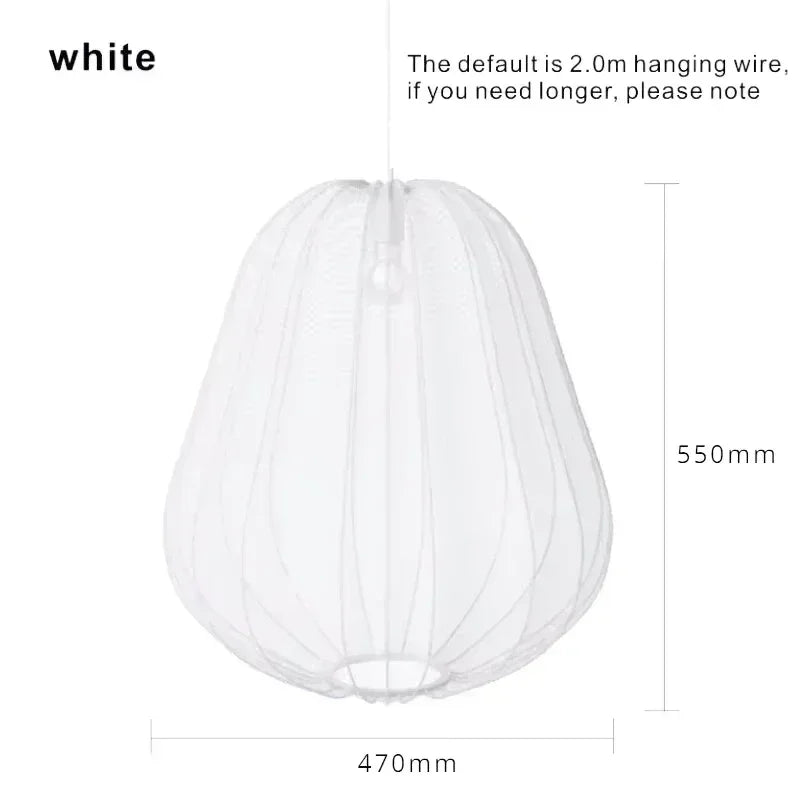 2026 Silk Lantern Hanging Chandelier Light Fixture Cloth Pendant Lamp For Living Room Bedroom Restaurant Dining Room Home Decor
