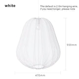 2026 Silk Lantern Hanging Chandelier Light Fixture Cloth Pendant Lamp For Living Room Bedroom Restaurant Dining Room Home Decor