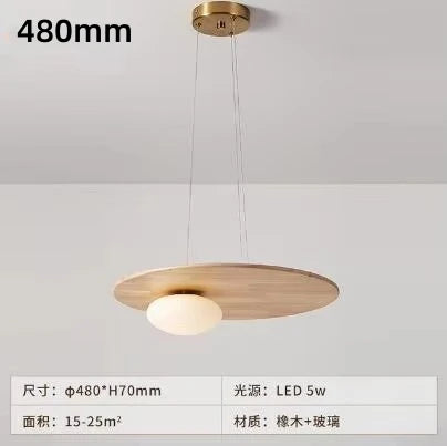 Wabi-sabi Style Wooden Chandelier for Living Room Kitchen Table Decoration Dining Office Japanese Light Including Light Bulbs