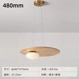 Wabi-sabi Style Wooden Chandelier for Living Room Kitchen Table Decoration Dining Office Japanese Light Including Light Bulbs