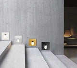 Recessed Wall Sconce Lamp Led Stair Lighting Interior Step Light Aluminum Nightlights with Box for Bathroom 110V/220V/12V