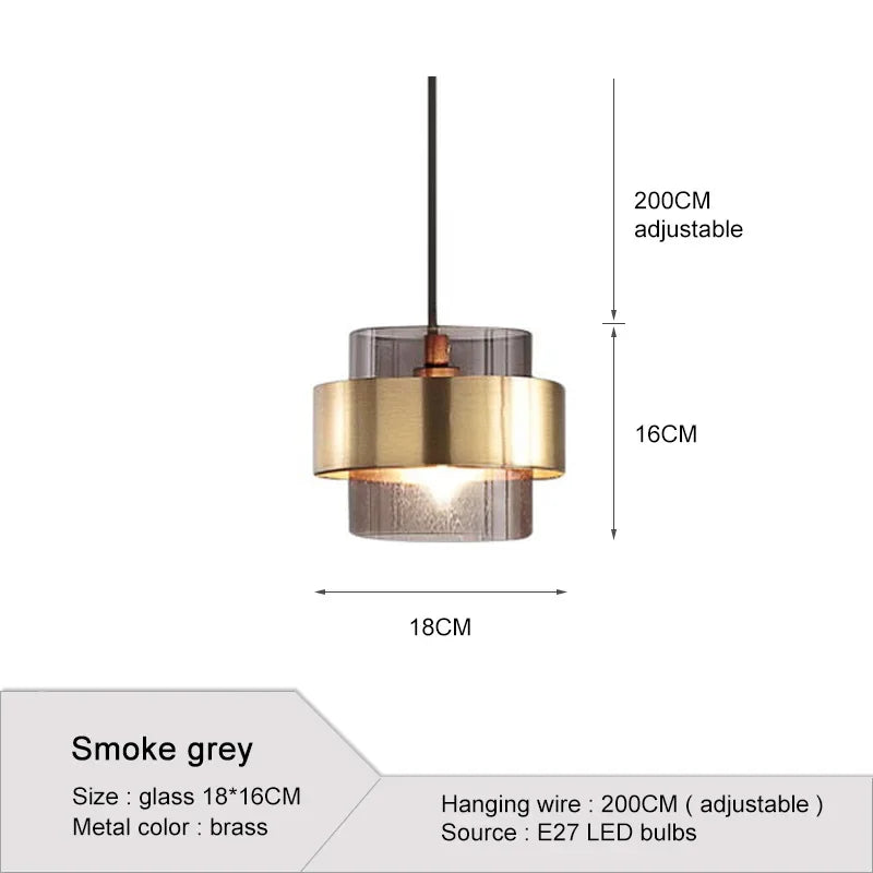 Modern Glass Chandeliers Lighting bedroom Decors Dining Room Pendant Light Kitchen Fixture Hanging Lamp Restaurant Bar Lusters