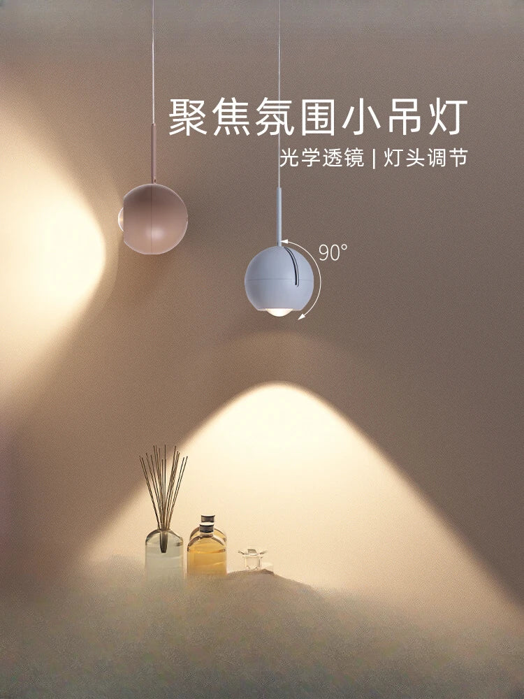 Bedside chandelier room bedroom chandelier modern and simple foyer corridor master bedroom bedside table