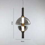 Modern Creative Glass LED Pendant Light - Minimalist Hanging Lamp for Restaurant