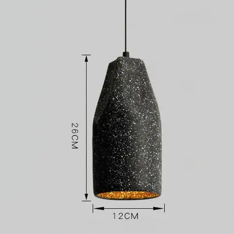 Modern Industrial Style Pendant Light Indoor LED Cement Lampshade Chandelier Art Design Parlor Bedroom Kitchen Cafe's Hanging Lamp