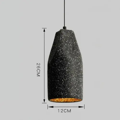 Modern Industrial Style Pendant Light Indoor LED Cement Lampshade Chandelier Art Design Parlor Bedroom Kitchen Cafe&#39;s Hanging Lamp