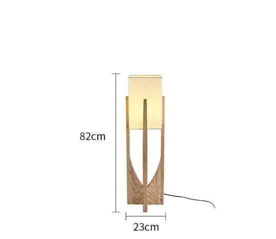 2024 Fairbanks Floor Lamp Wooden Floor Lamp for  Living Room Bedroom Sofa Bedside Solid Nordic Designers Floor Lamps