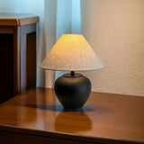 Nordic Retro Ceramic ,Table Lamp Fabric Lampshades, Bedside Table Lamps, Room Decoration, Indoor Lighting, Floor Lamps