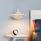 Dia38CM Nordic Umbrella LED Pendant Lamp Kitchen Island Dining Table Pendant Light Creative Art Bedroom Restaurant Hanging Light