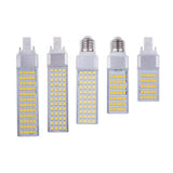 G24 2-Pin & E27 LED Corn Bulb (7W–18W, 85–265V) - Rotatable Horizontal PLC CFL Replacement