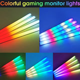 30cm Aluminum Alloy RGB PC Case LED Strip Magnetic Computer Light Bar 5V/3PIN ARGB Motherboard Light-Strip PC Game Light DIY