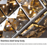 Luxury Dimmable Crystal LED Wall Lamp - Eye-Care Modern Sconce Light Fixture for Bedroom Bedside, Living Room & Study