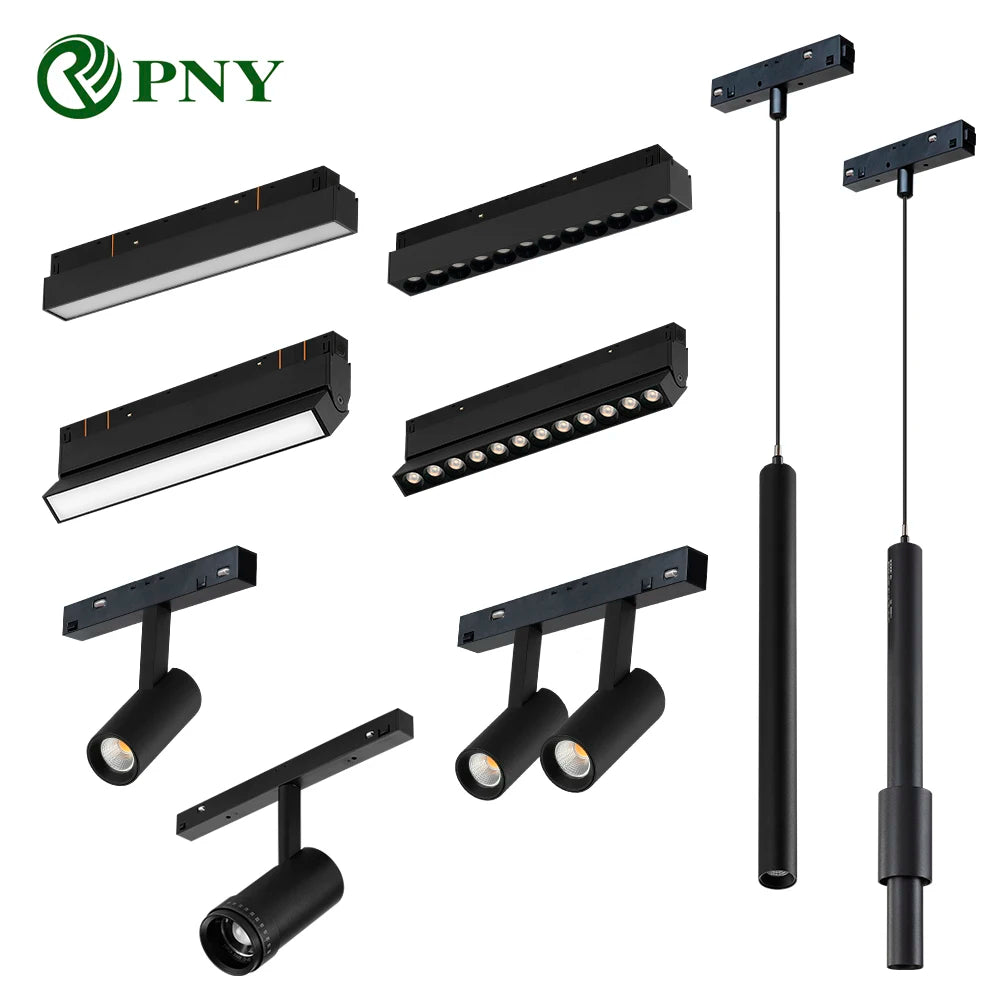 Magnetic Track Light 48V Magnet Spotlight Dimmable Floodlight Dali Rail Lamp Zigbee Tuya Smart Home LED Magnetic Track Lighting