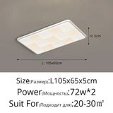 2025 Modern Led Living Room Ceiling Lamps Simple Cream Style Ceiling Lights Atmospheric Home Indoor Lighting Whole House Fixture
