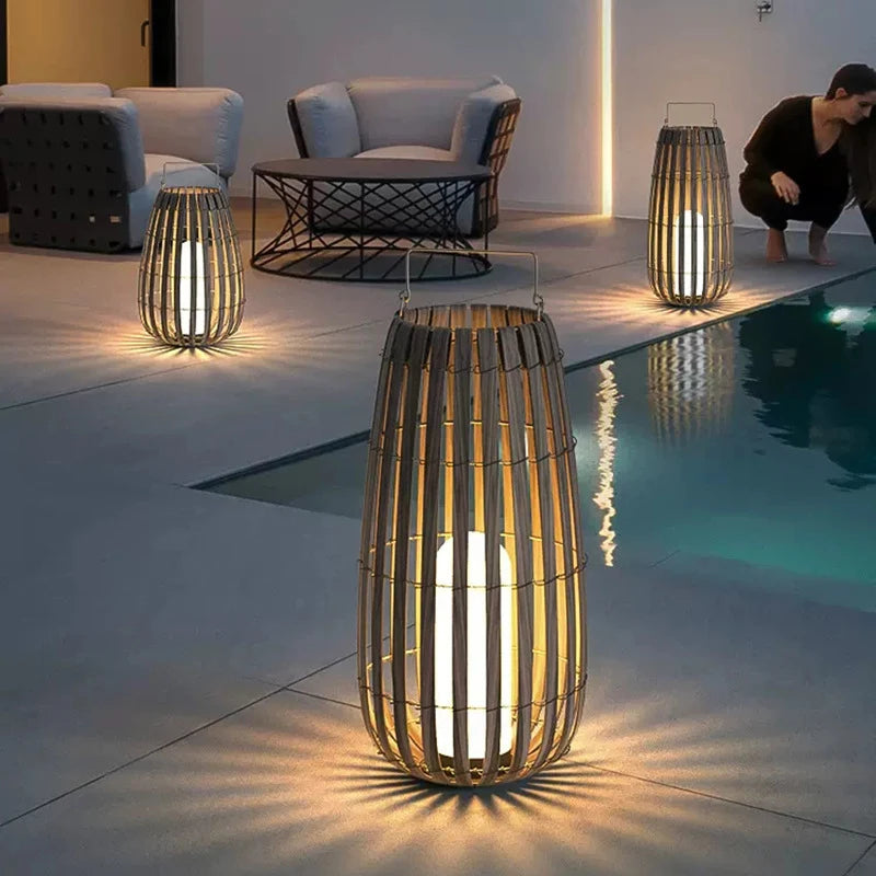 Luminous Floor Lamp Lawn Solar LED Outdoor Lighting Non Solar Light Outdoor Garden Decoration Outdoor Garden Light