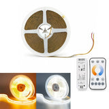 24V LED COB Free Cut Strip 5m 10m 312/576 LEDs Flexible Light Tape 3000K 4000K 6000K Bright Linear Lighting with Remote Control