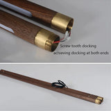 Minimalist Black Walnut Hanging Pendant Light Solid Wood Dining Lamp LED Long Strip Indoor Lighting for Living Room Kitchen Deco