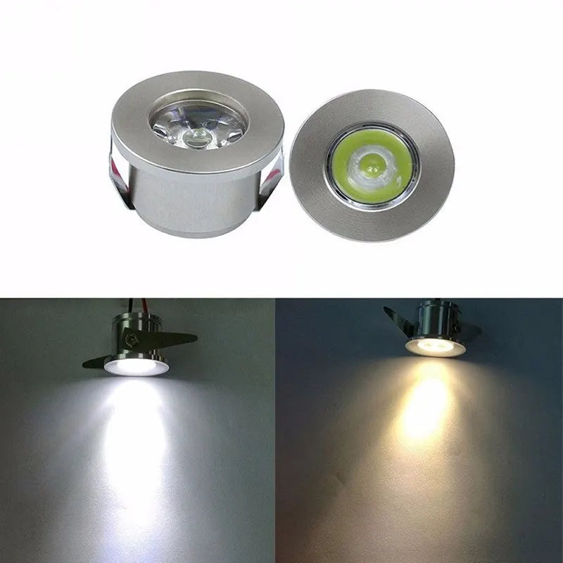 Mini Surface Mounted LED Downlight - 1W 3W Jewelry Cabinet Spotlight