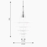 Design Exhibition Hall Room Pendant Light Creative Restaurant Bar Counter Pendant Lighting Living Room Pendant Lights