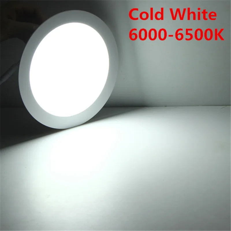 Ultra Thin LED Ceiling Panel Lamp 3W 6W 9W 12W 15W 25W Downlight 6000K 4000K 3000K Recessed LED Lighting Lamp for Home Decors