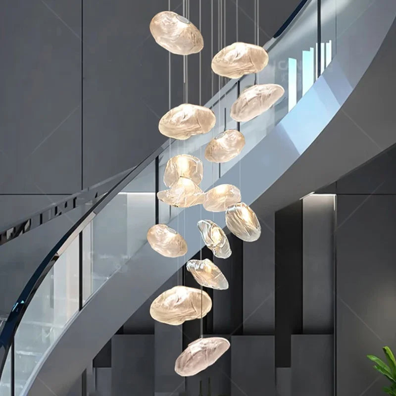 Modern home decoration led light, stair chandelier, living room hanging light, dining room chandelier, indoor lighting
