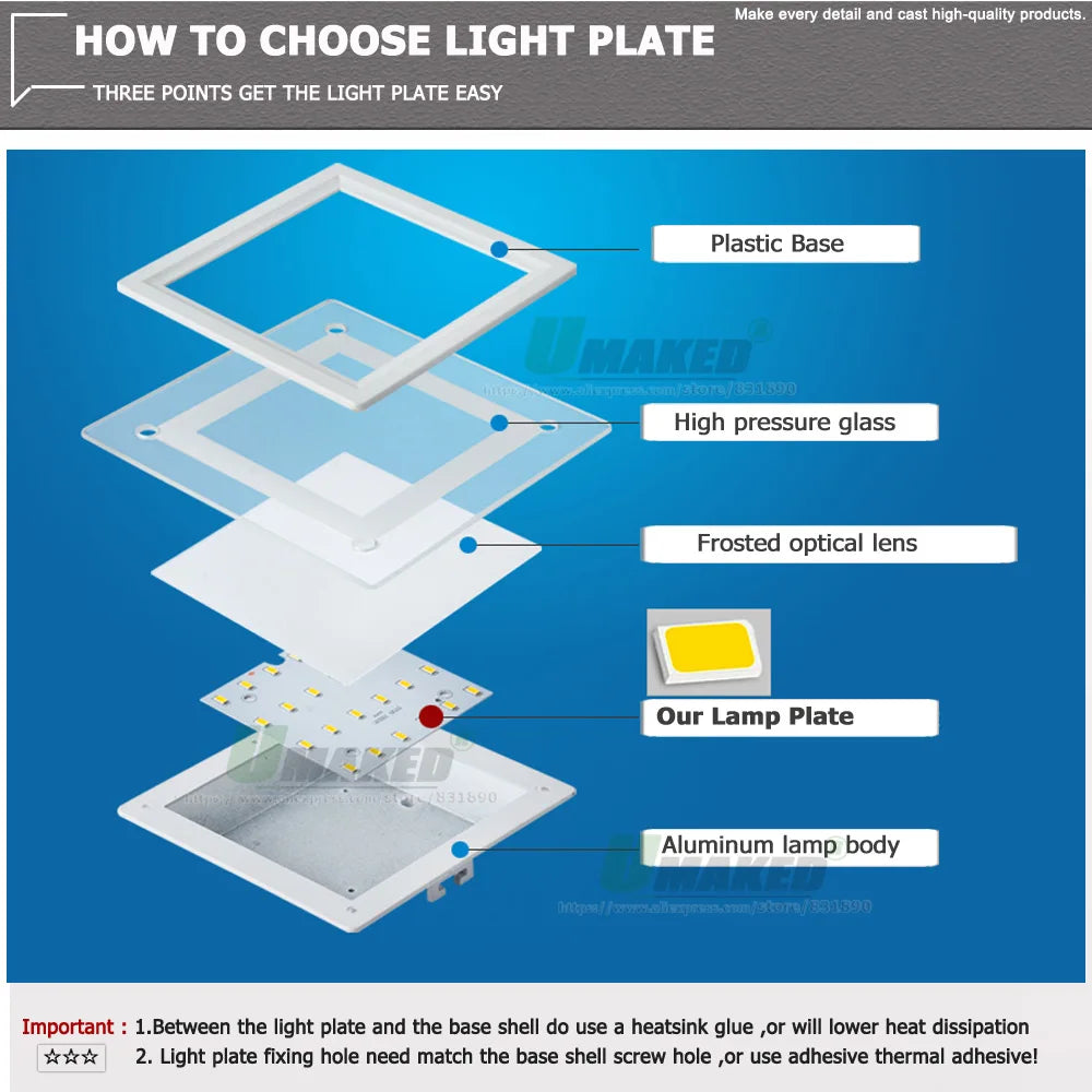 5/10Pcs LED PCB 6W 12W 18W LED Downlight Aluminum Plate Lighting Heatsink SMD5730 110lm/W Square Light Source For Panel Lamps