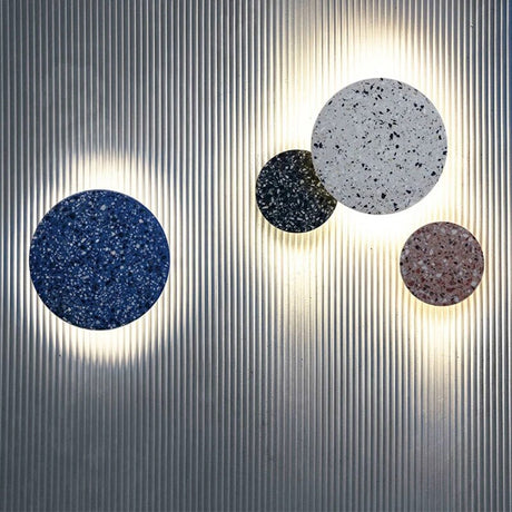 Nordic Creative Terrazzo Marble Wall Lamp Designer for Living Room Background Combination LED Online Celebrity Indoor Fixtures