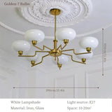 Vintage Bauhaus LED Chandeliers Pendant Lamp Bedroom Study Room Living Dining Room Hanging Lighting Designer Nordic Retro Lamp