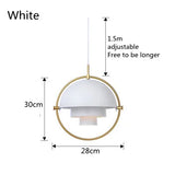 Modern Pendant Light Nordic Bedroom Bedside Hanging Lamp for Dining Room Shape Changed Suspension Droplight Indoor Lighting E27