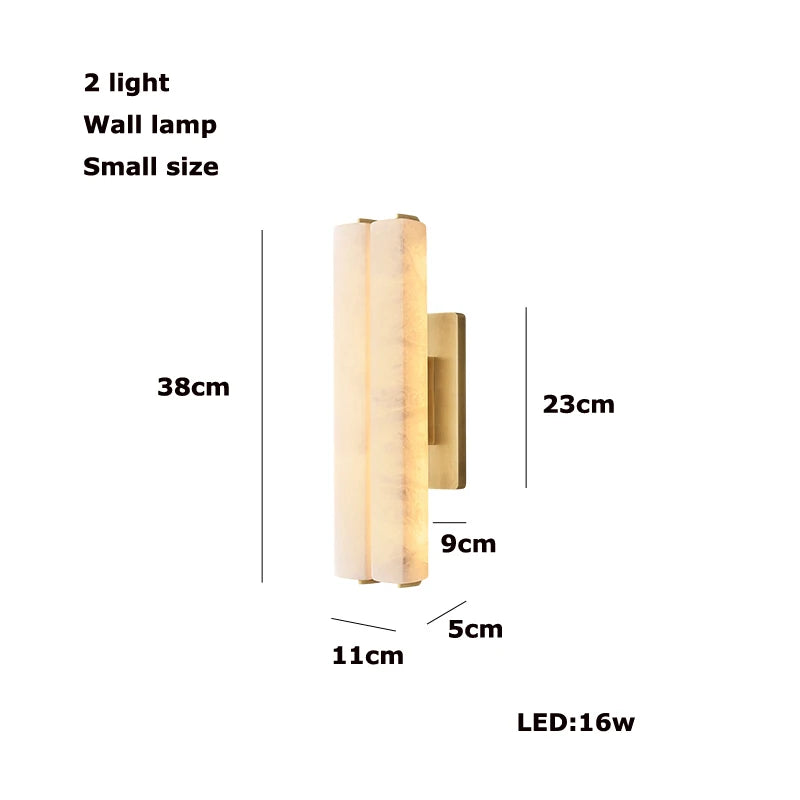 Luxury Spanish Marble Chandelier Brass Hanging Light 3 Color Dimmable Pendant Lamp for Villa Living Room Dining Area Hotel Lobby