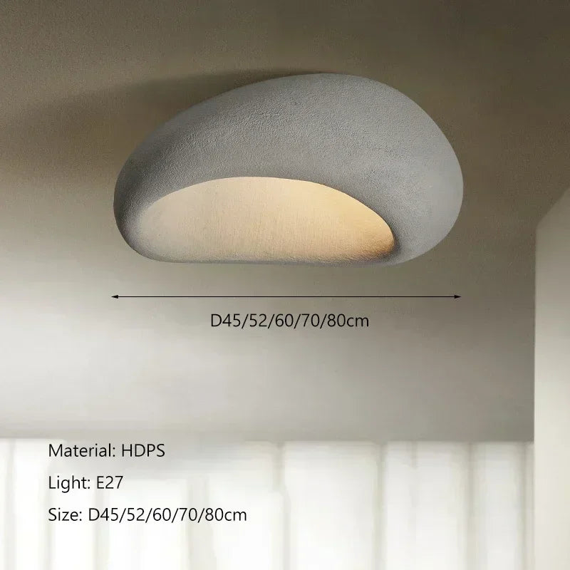 Nordic Minimalist Wabi Sabi Style Affordable Luxury Chandelier Cream Style Bedroom Ceiling Lights Lustre Home Decor LED