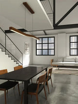 Creative Strip Office LED Pendant Lights Silent Bar Design Sense Tea Room and Japanese Restaurant Chandeliers Room Decor
