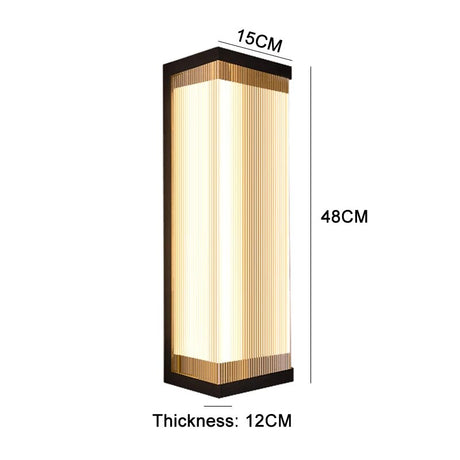 Outdoor Wall Lamp Waterproof Outdoor Hotel Villa Door Exterior Wall Column Minimalist Courtyard Lamp Wall Lamp