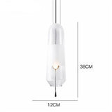 Modern Glass Pendant Lights Hanging Lamp for Dining Room Bedroom Led Light Fixtures Nordic Loft Industrial Home Decors Luminarias