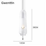 Modern Glass Pendant Lights Hanging Lamp for Dining Room Bedroom Led Light Fixtures Nordic Loft Industrial Home Decors Luminarias