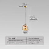 Modern Led Pendant Lights Glass Hanging Suspension Lamp For Dining Room Chandelier Restaurant Kitchen Decor Bedside Pendant Lamp