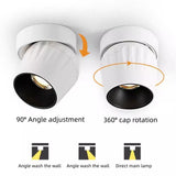 LED Downlight Ceiling Spot Light Indoor Lighting 7W 12W 15W Dimmable Surface Mounted Ceiling Lamps Kitchen Living Room Bathroom