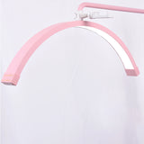 40W Dimmable Bi-color Temperature LED Half Moon Lash Light Floor LED Ring Lamp Beauty Facials Skincare Tattoo Eyebrows