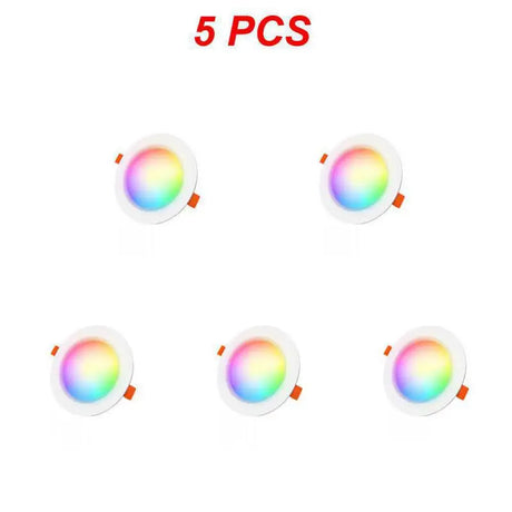 Downlights Ceiling Lamp 7W LED Spot Light AC90V-240V Recessed Round RGB Light Timed Dimmable bathroom bedroom
