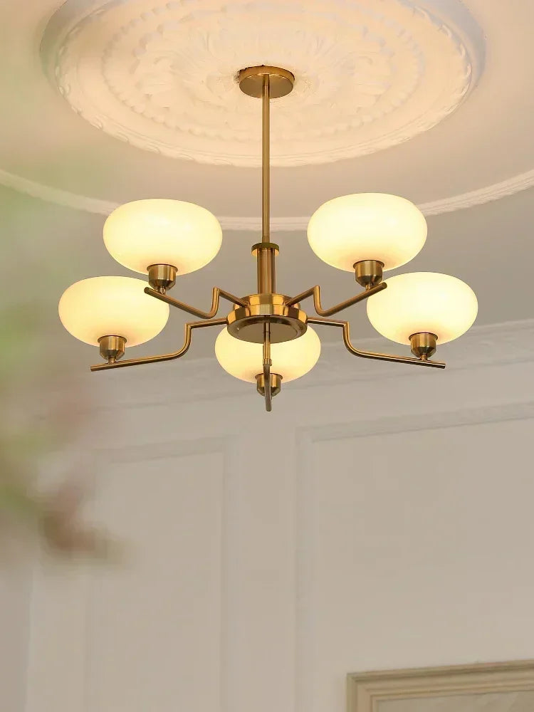 Retro Artistic Design Glass Pendant Light Ball Used in Bedrooms Study Rooms Living Kitchens  Island Chandelier Indoor Hanging