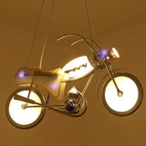 New design boys children's room gray motorcycle for Living Room Bedroom Hotel Decors LED Light shaping light